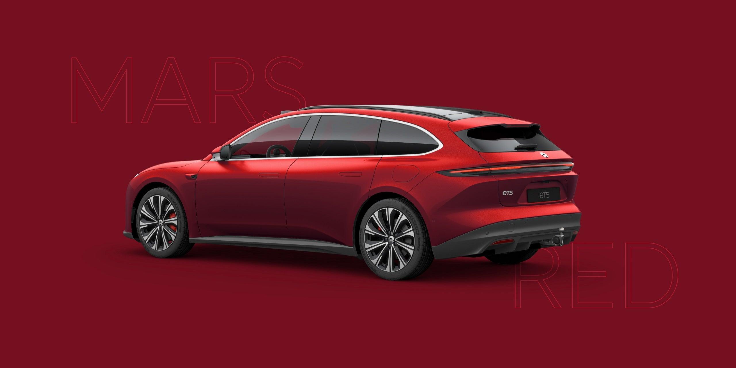 2024 NIO ET5T(Touring) Mid-Size Luxury Electric Wagon Mars Red - LUM Auto