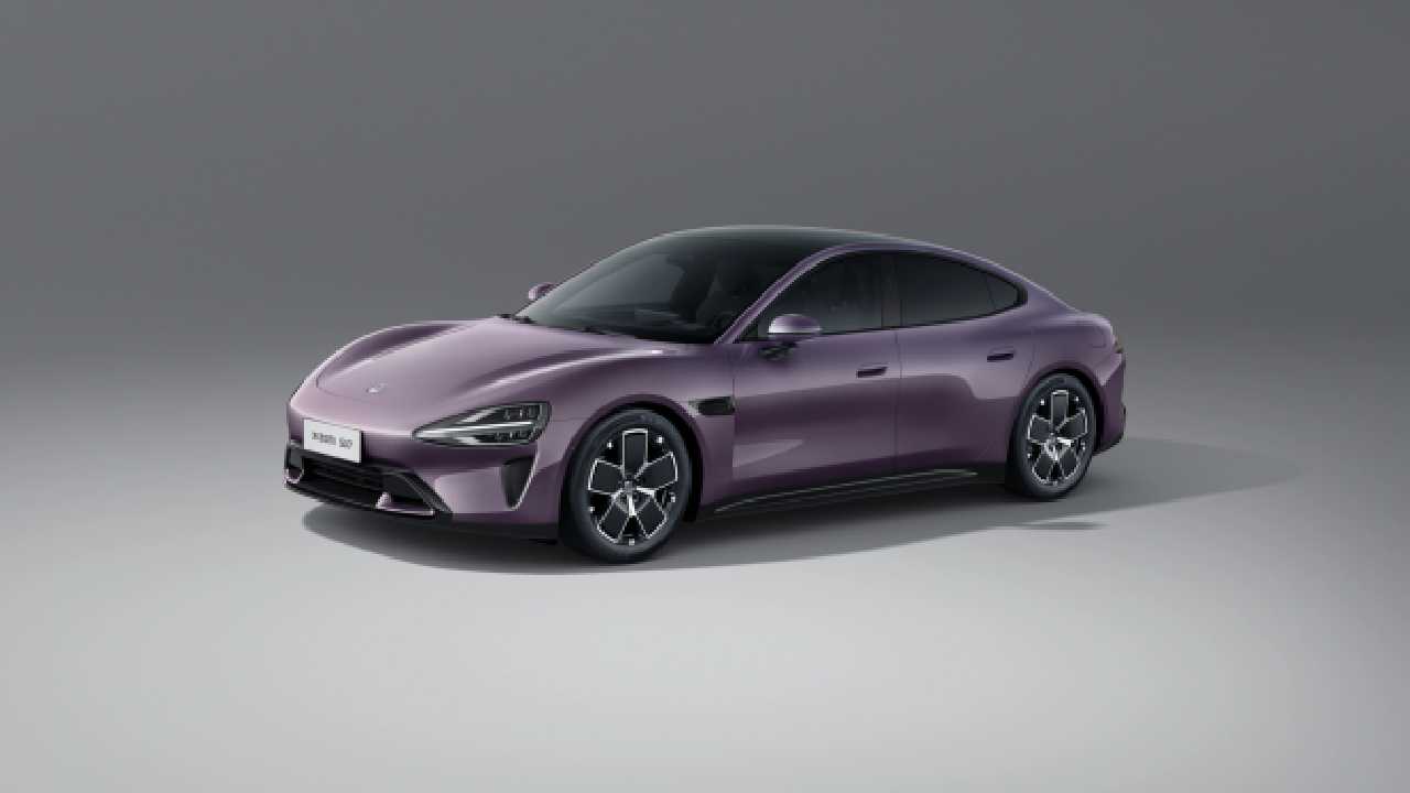 2024 Xiaomi SU7 Large-Size Luxury Pure Electric Sedan Sunset Purple Metallic - LUM Auto