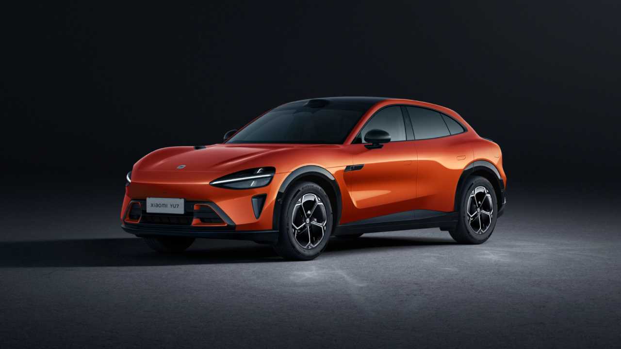 Xiaomi YU7 Mid-Size Luxury Pure Electric Crossover SUV Lava Orange - LUM Auto