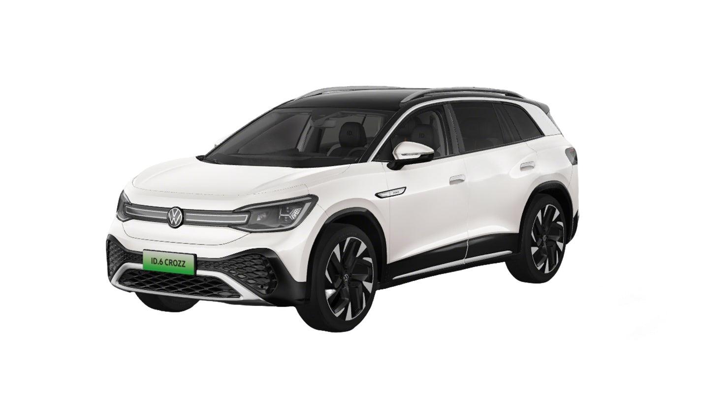 2024 Volkswagen ID.6 CROZZ Electric SUV Pearl White - LUM Auto