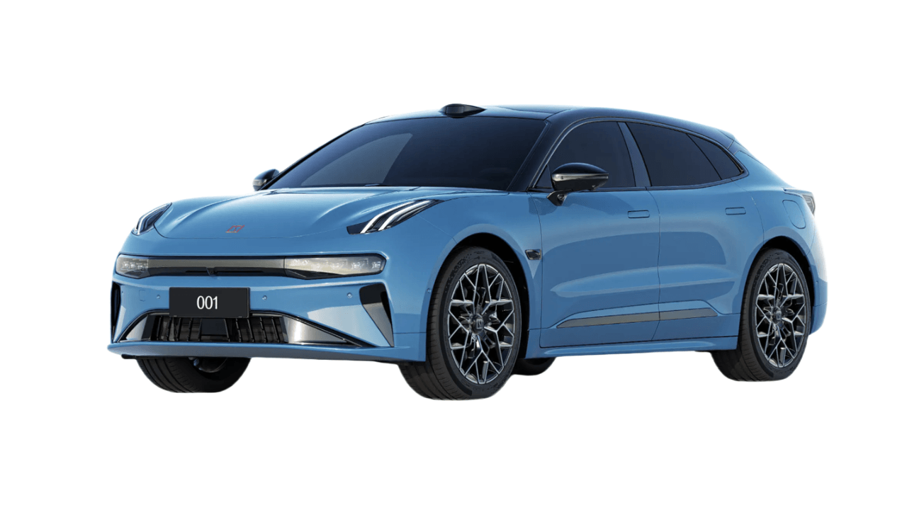 2025 Zeekr 001 Electric Sedan Clear blue - LUM Auto