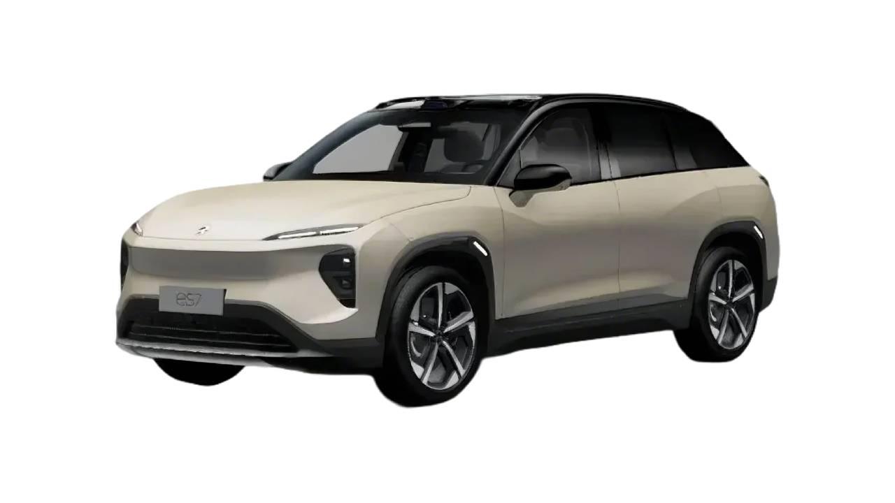 2024 NIO ES7 Mid-Size Luxury Electric SUV Sunlight Gold - LUM Auto