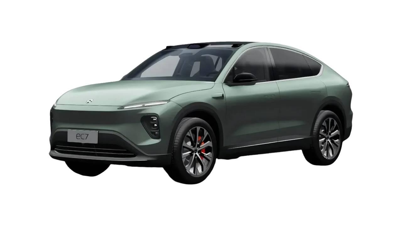 2024 NIO EC7 Mid-Size Luxury Electric SUV Coupe Arctic Green - LUM Auto
