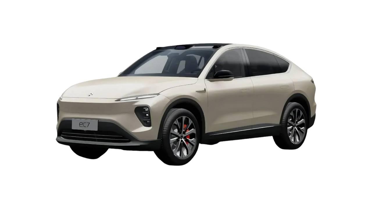 2024 NIO EC7 Mid-Size Luxury Electric SUV Coupe Sunlight Gold - LUM Auto
