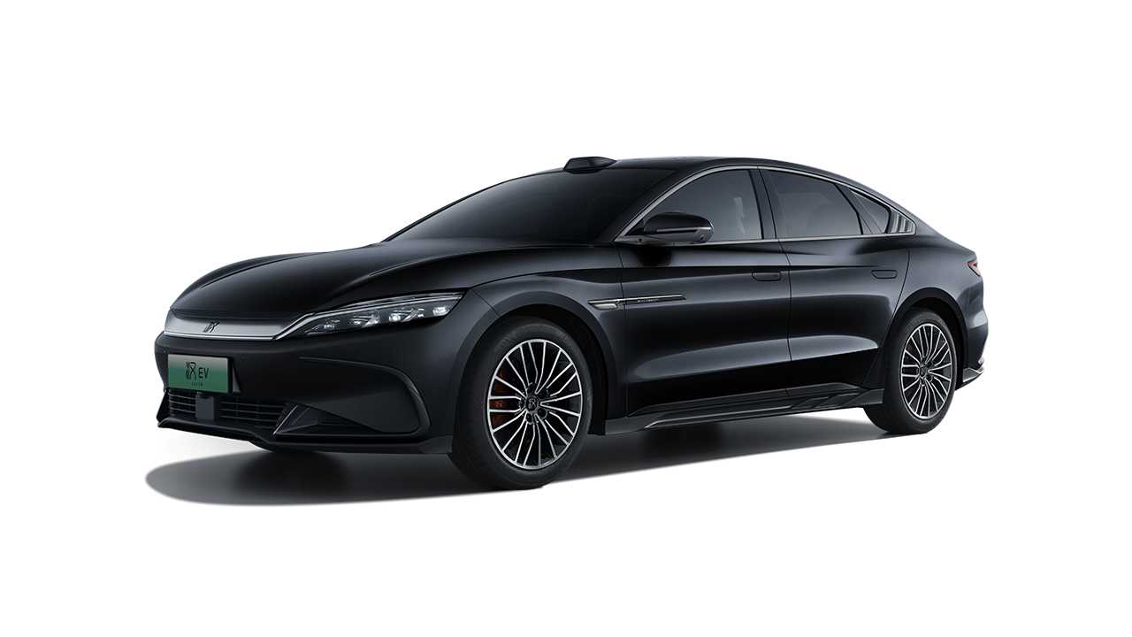 2025 BYD Han EV Luxury Full-Size Electric Sedan Dark Sky Black - LUM Auto