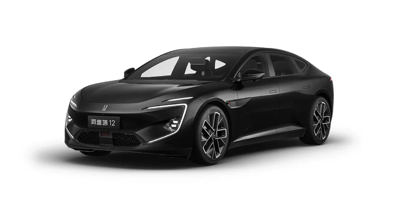 2025 Avatr 12 Mid-Size Luxury Electric Sedan Onyx Black - LUM Auto