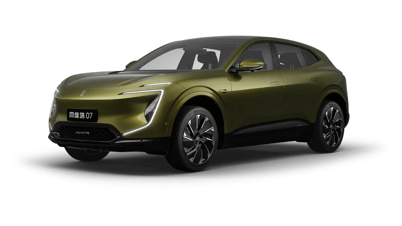 2024 Avatr 07 Mid-Size Luxury Electric SUV Sage Green - LUM Auto