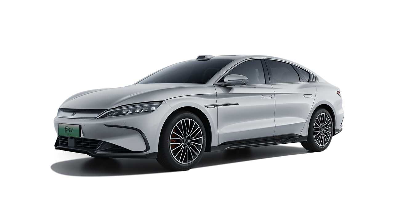 2025 BYD Han EV Luxury Full-Size Electric Sedan Snowy White - LUM Auto