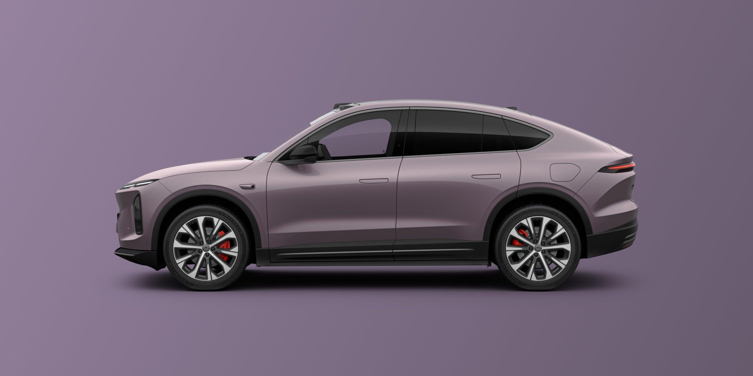 2025 NIO EC6 Mid-Size Luxury Electric SUV Mystic Mirror Purple - LUM Auto