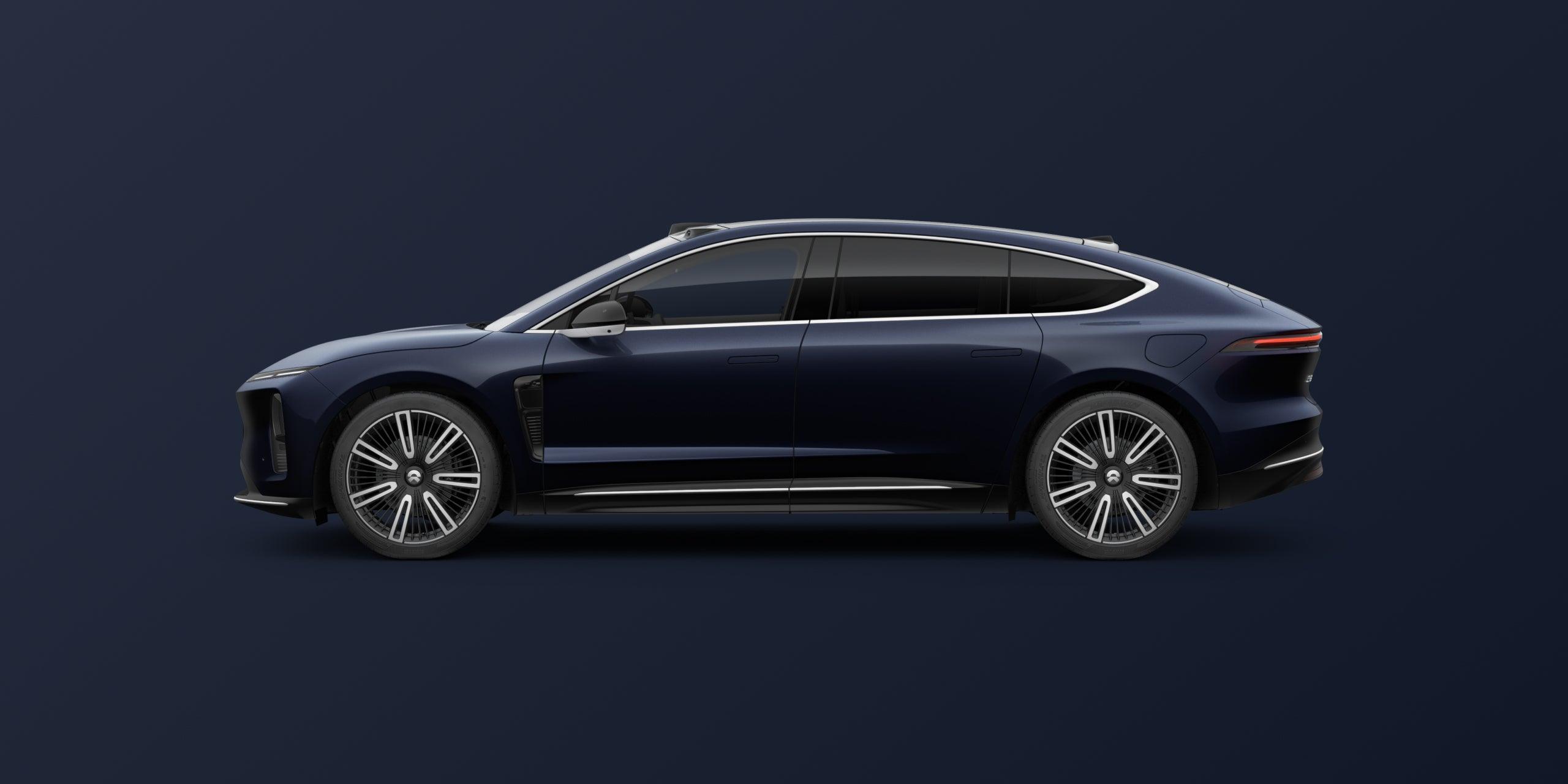 2025 NIO ET9 Full-Size Luxury Electric Sedan Antarctic Star Blue - LUM Auto