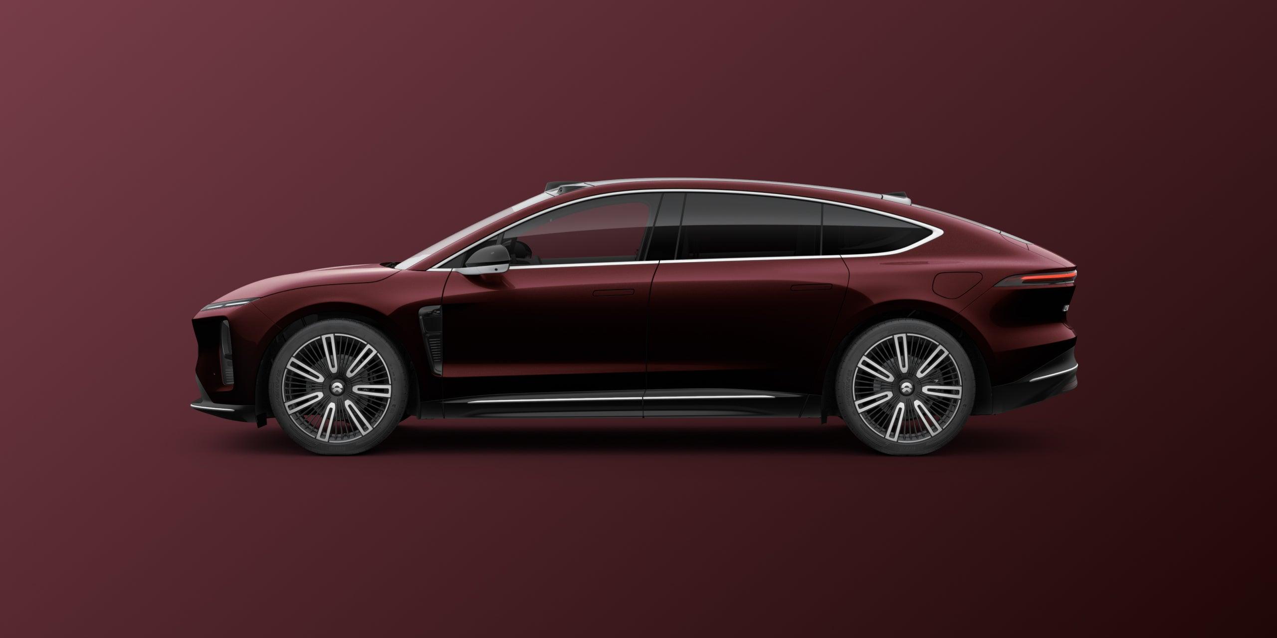 2025 NIO ET9 Full-Size Luxury Electric Sedan M42 Nebula Red - LUM Auto