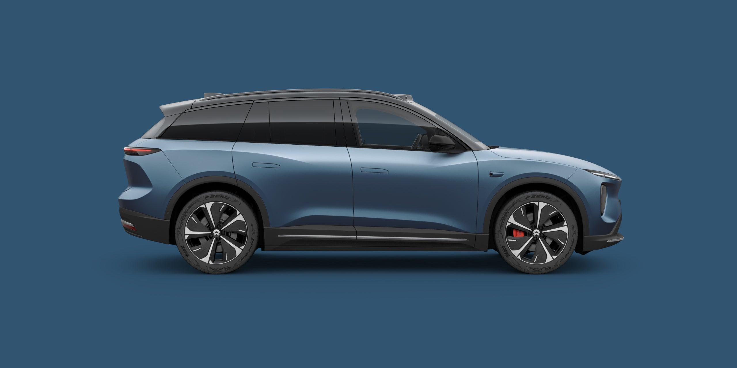 2024 NIO ES6 Mid-Size Luxury Electric SUV Astronaut Blue - LUM Auto