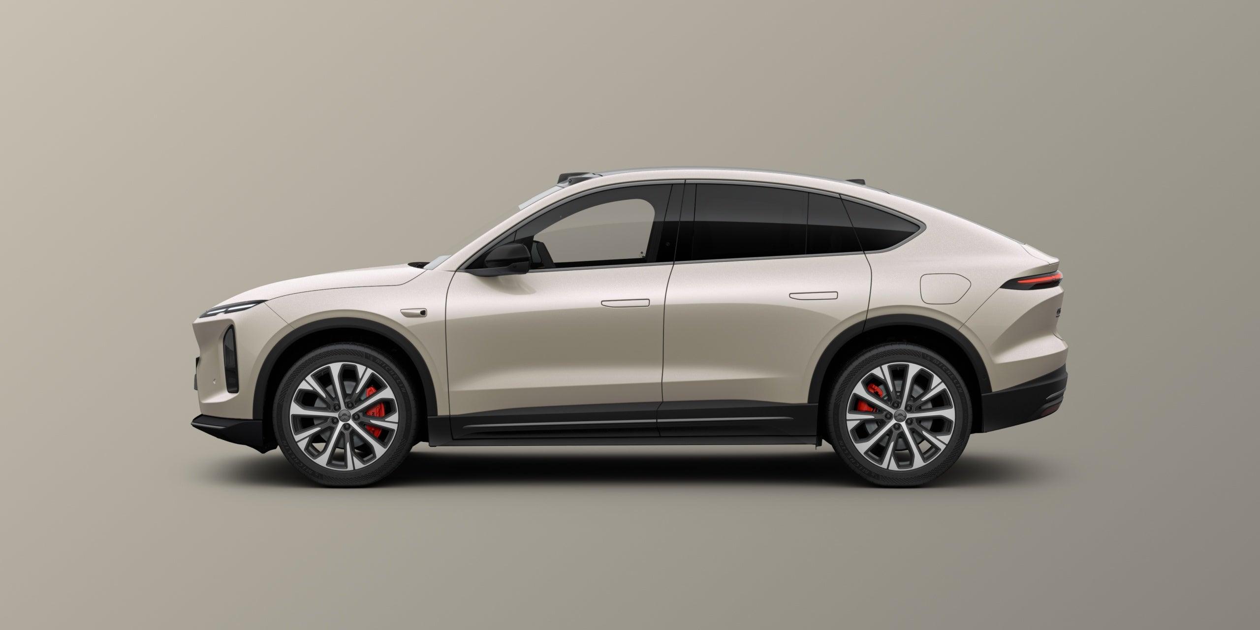 2025 NIO EC6 Mid-Size Luxury Electric SUV Sunlight Gold - LUM Auto