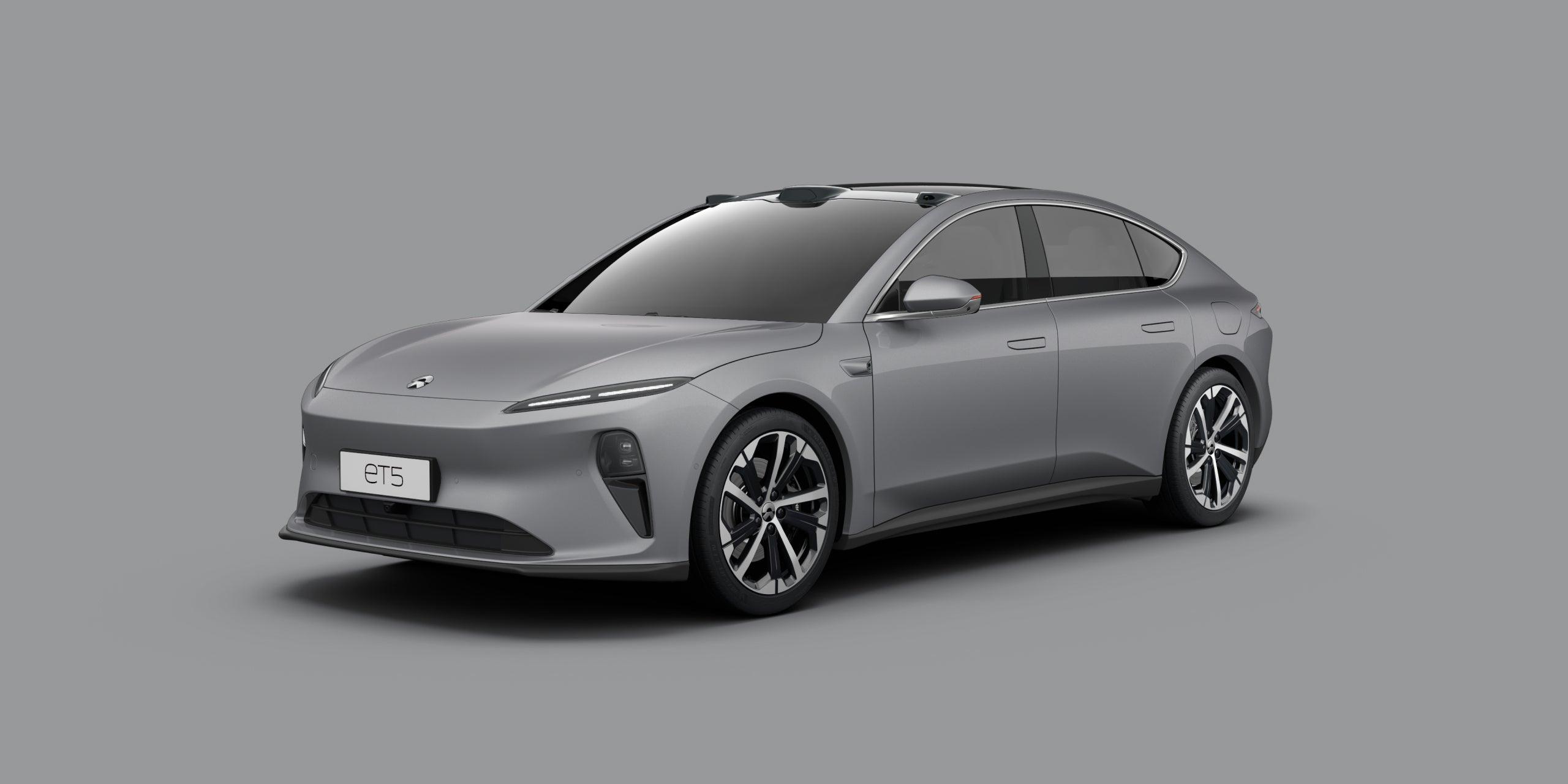 2024 NIO ET5 Mid-Size Luxury Electric Sedan Starlight Grey - LUM Auto