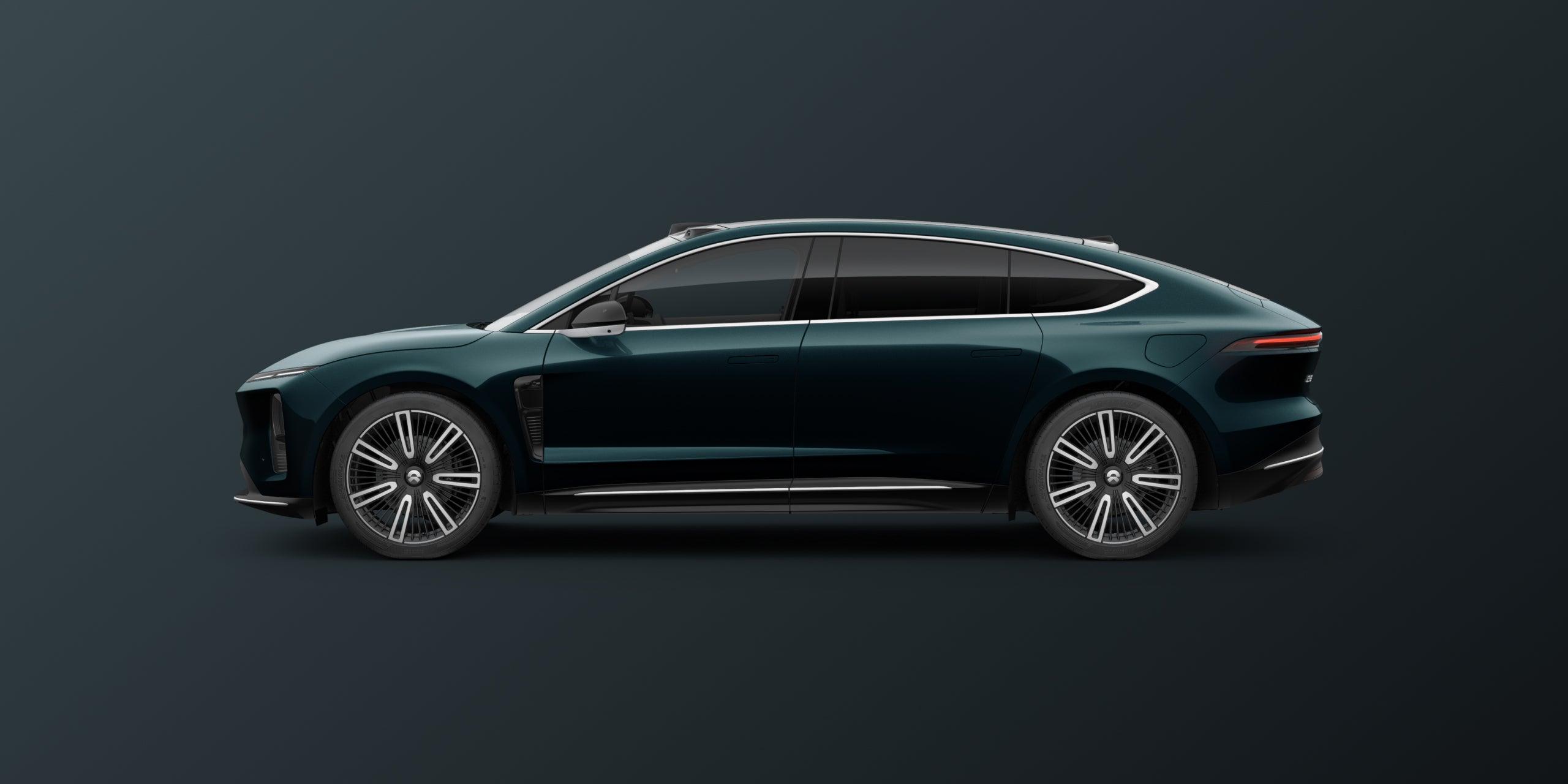 2025 NIO ET9 Full-Size Luxury Electric Sedan Stellar Green - LUM Auto