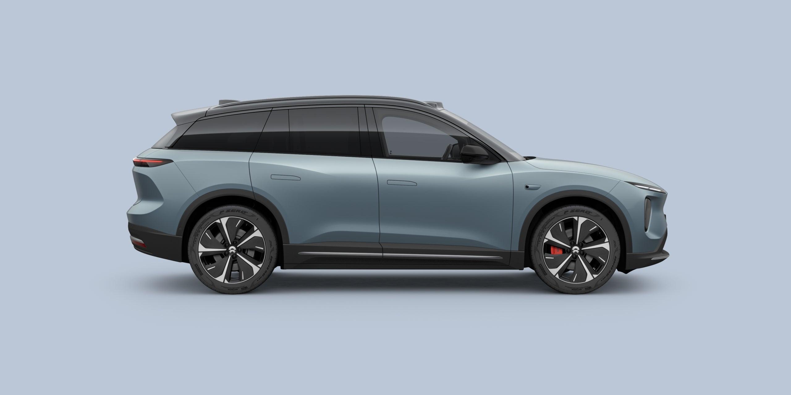 2024 NIO ES6 Mid-Size Luxury Electric SUV Stratosphere Blue - LUM Auto